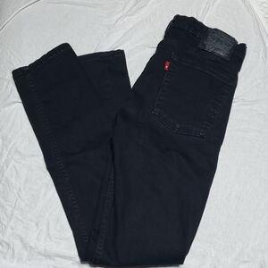 Levi's Women's Dark Black Skinny Jeans